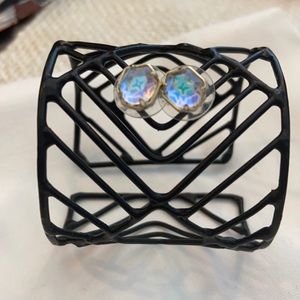 Kendra Scott dichroic stud earrings